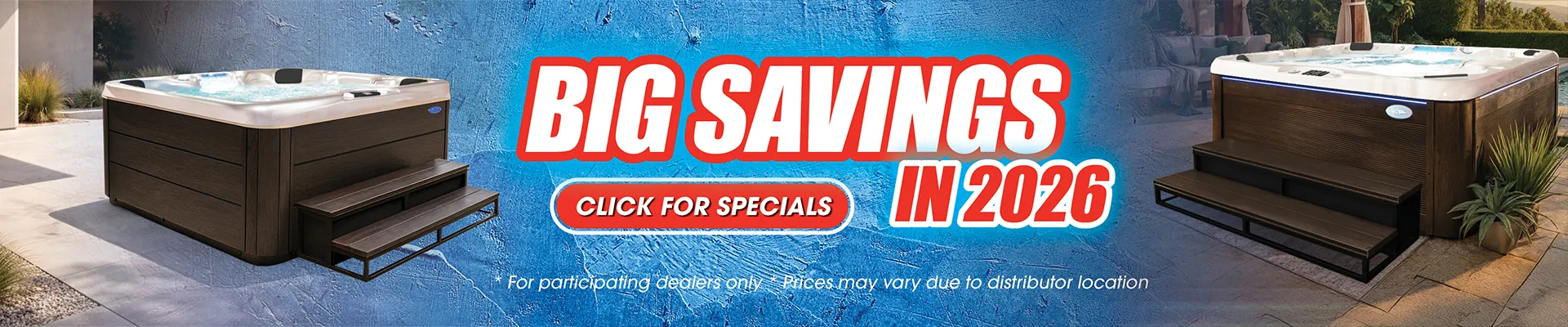 Calspas hot tub being used in a family setting - Malden