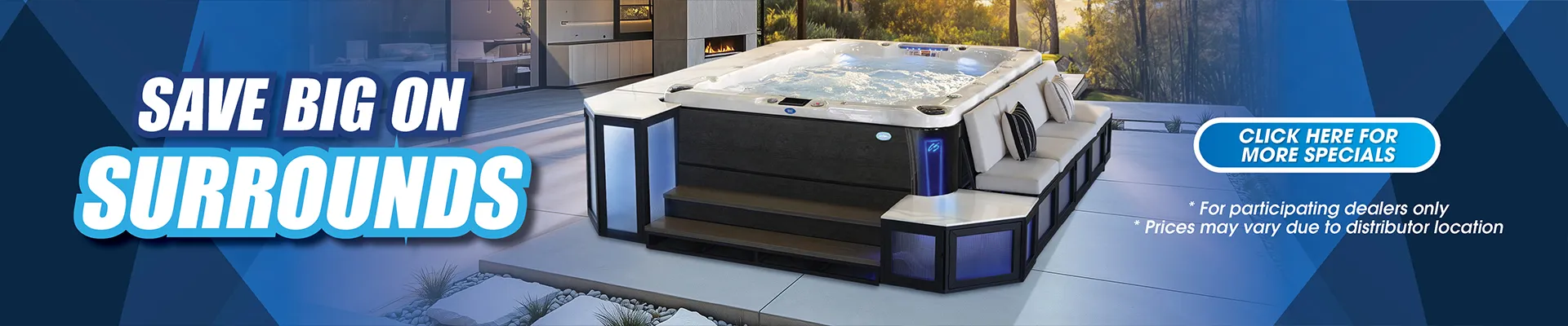 Calspas hot tub being used in a family setting - Malden