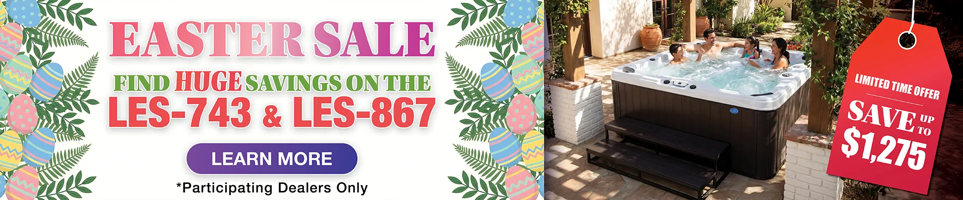 Calspas hot tub being used in a family setting - Malden