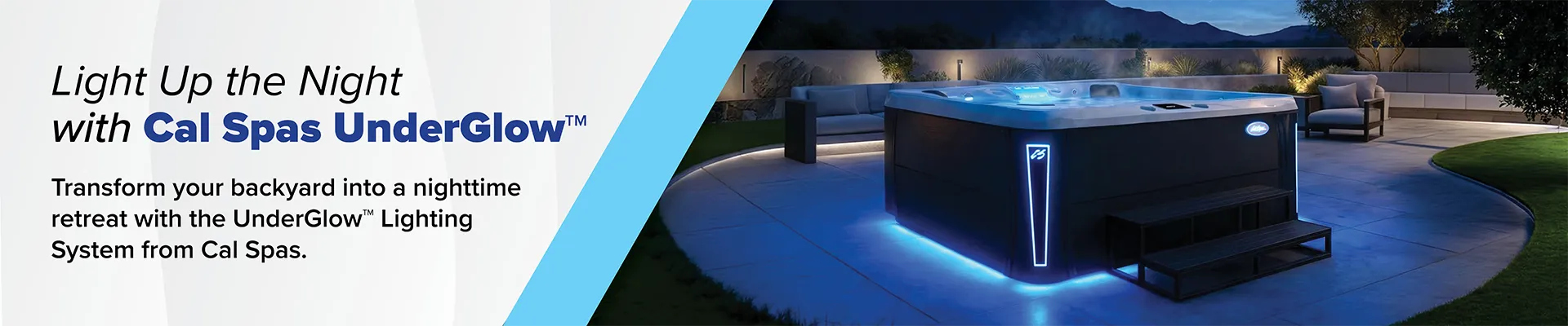 Calspas hot tub being used in a family setting - Malden