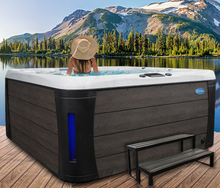 Calspas hot tub being used in a family setting - hot tubs spas for sale Malden